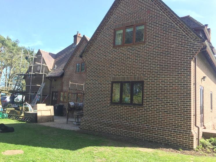 Beautiful brick and stone pointing and repair